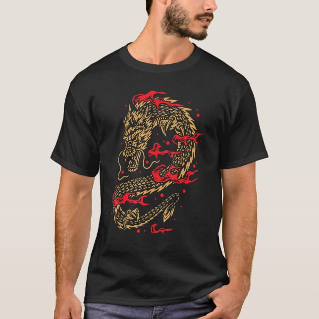 Camiseta Dragón chino (Anverso)