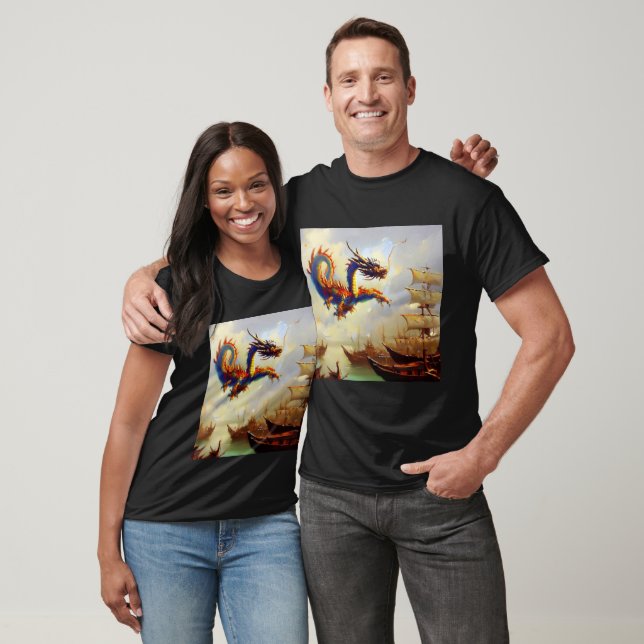 Camiseta Dragón chino (20) (Unisexo)