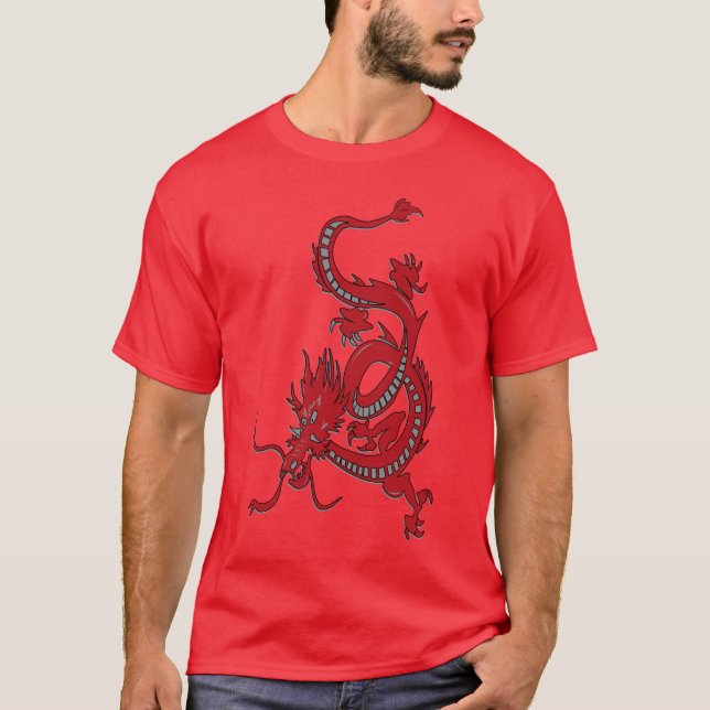 Camiseta Dragón chino - Año del dragón (Anverso)