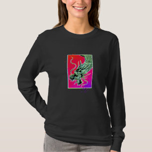 Camiseta Dragón chino arte japonés