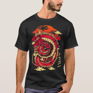 Camiseta Dragón chino arte japonés Tokio dragón pullover