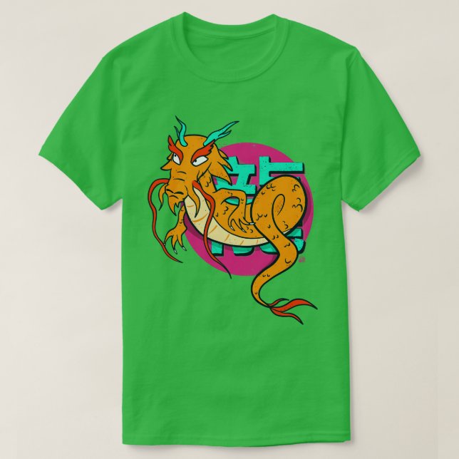 Camiseta Dragón chino de largo estilo callejero asiático (Diseño del anverso)