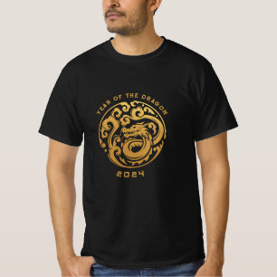 Camiseta Dragón chino del Año Lunar 2024 Zodiac