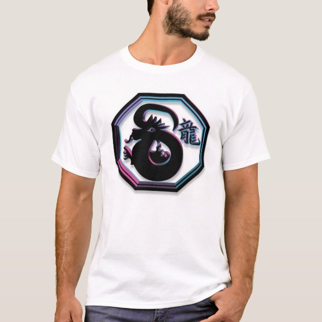 Camiseta Dragón chino del ~ del zodiaco (Anverso)