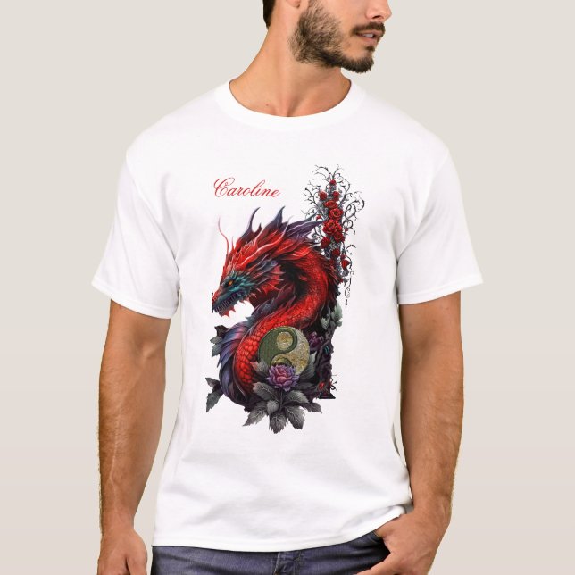 Camiseta Dragón chino maravilloso (Anverso)