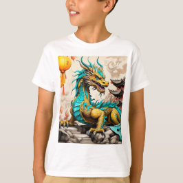 Camiseta Dragón chino tradicional para el Año Nuevo chino
