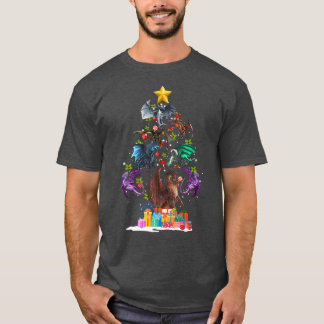 Camiseta Dragon Christmas Tree Funny Lover Xmas