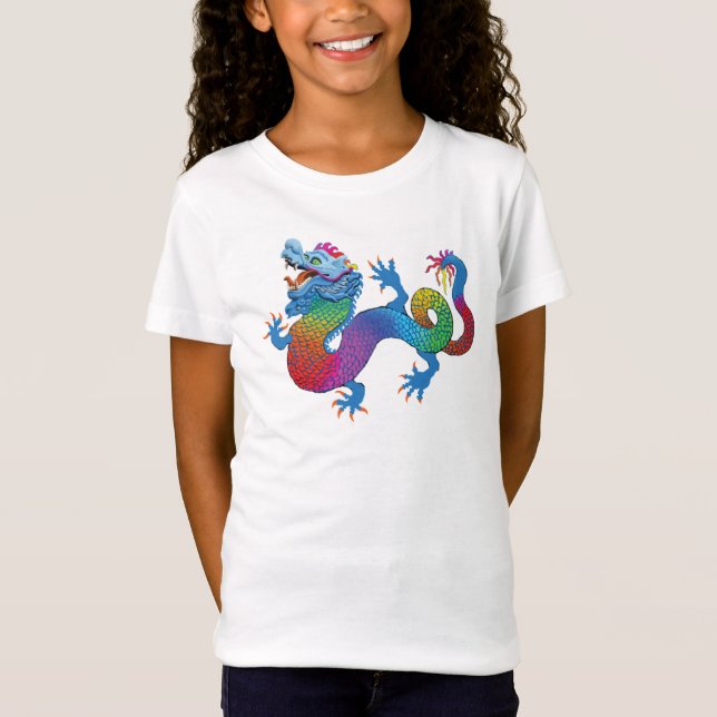 Camiseta dragón colorido (Anverso)