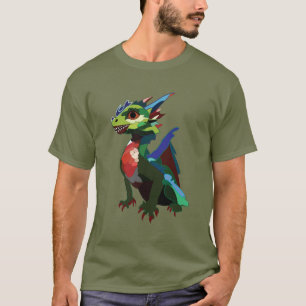 Camiseta Dragón colorido