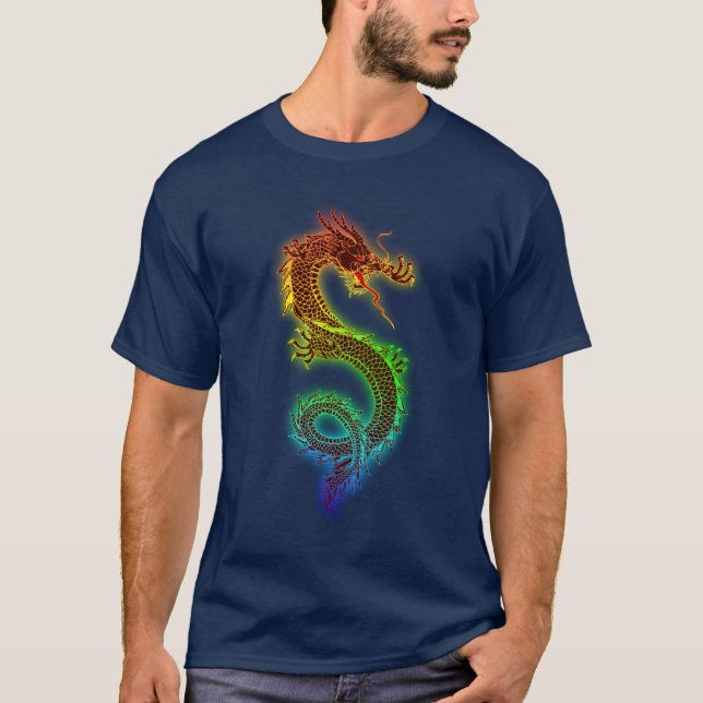 Camiseta Dragón colorido (Anverso)
