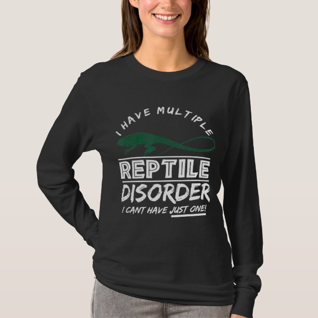 Camiseta Dragón con barba Alteración Reptil Múltiple Iguana (Anverso)