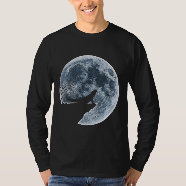 Camiseta Dragón con barba Costume de Halloween Moon Silhoue (Anverso)