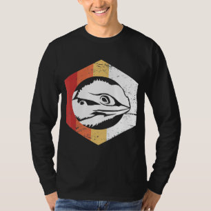 Camiseta Dragón con barba de estilo vintage