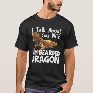 Camiseta Dragón con barba de Pogona Reptile Lizard