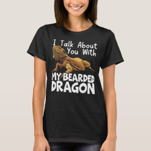 Camiseta Dragón con barba de Pogona Reptile Lizard