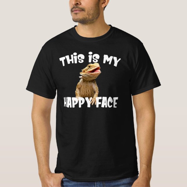 Camiseta Dragón con barba divertida Reptile Lizard Pet Love (Anverso)