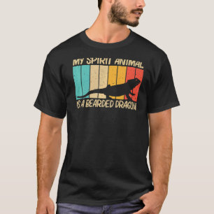 Camiseta Dragón con barba Guay Para Hombres Reptile Lizard