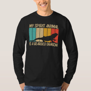 Camiseta Dragón con barba Guay Para Hombres Reptile Lizard