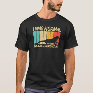 Camiseta Dragón con barba Guay Para Hombres Reptile Lizard