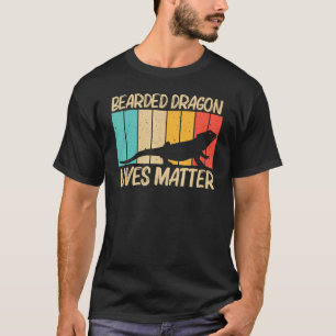 Camiseta Dragón con barba Guay Para Hombres Reptile Lizard