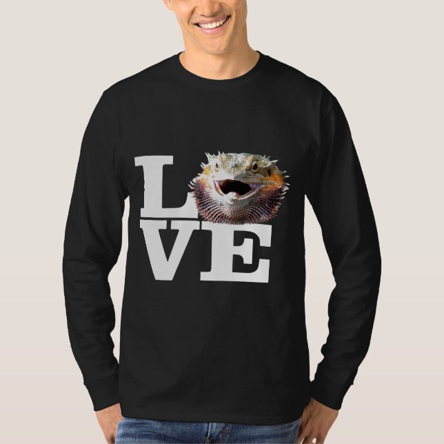 Camiseta Dragón con barba lindo amor Dragón con barba (Anverso)