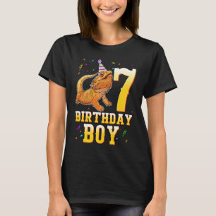 Camiseta Dragón con barba Lizard 7 cumpleaños Niño de 7 año