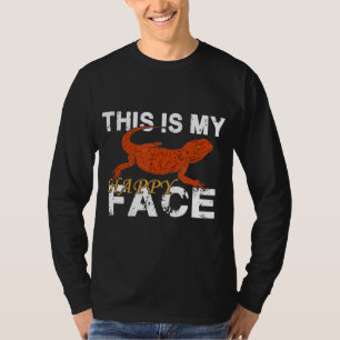Camiseta Dragón con barba Mi Reptil Face Feliz Reptile