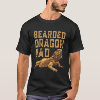 Camiseta Dragón con barba para hombres papá Pogona Pet Love