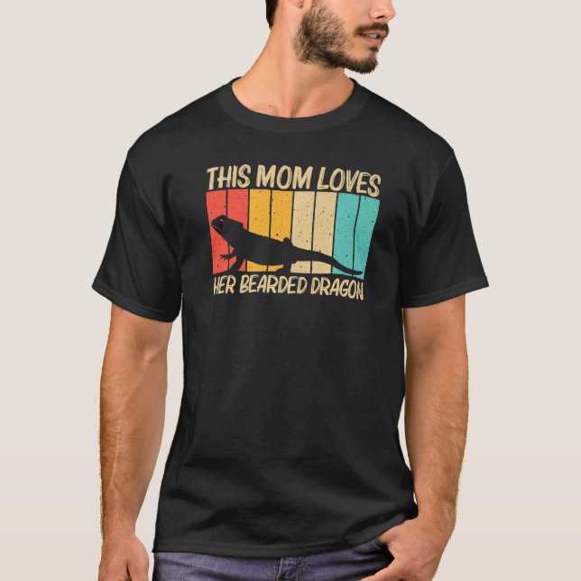 Camiseta Dragón con barba para mamá Reptile Lizard (Anverso)