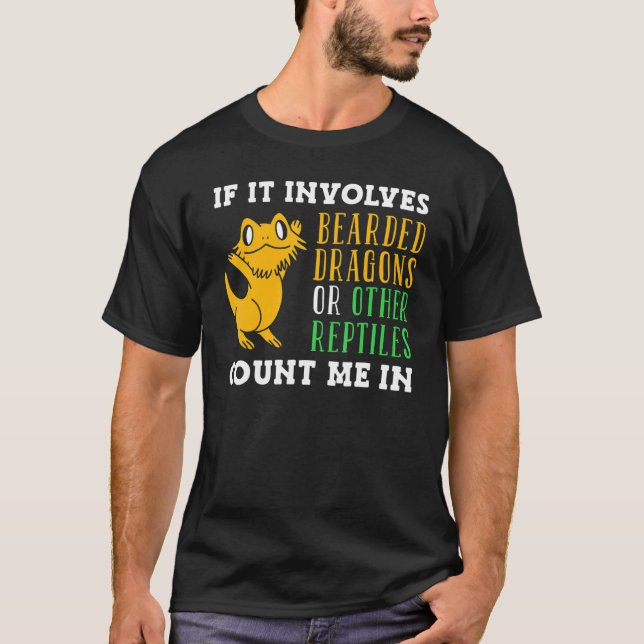 Camiseta Dragón con barba Reptile (Anverso)