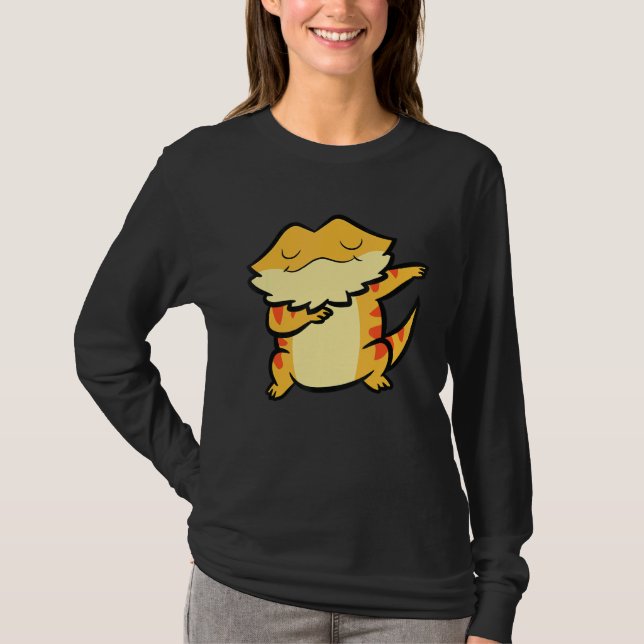 Camiseta Dragón con barba Reptile Lizard Arrastrada (Anverso)