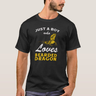 Camiseta Dragón con barba sólo un lagarto Pagona para hombr