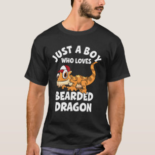 Camiseta Dragón con barba sólo un lagarto Pagona para hombr