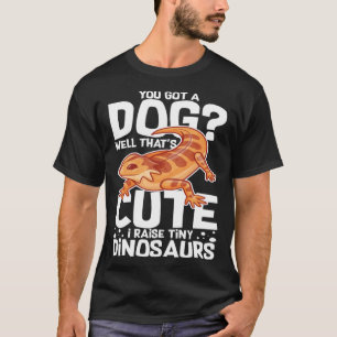 Camiseta Dragón con barba Terrario Tank Care Food Habitat L