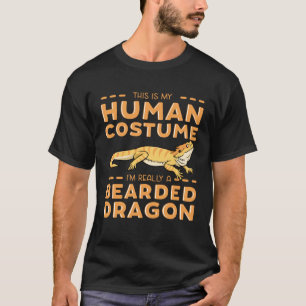 Camiseta Dragón con barba Terrario Tank Care Food Habitat L