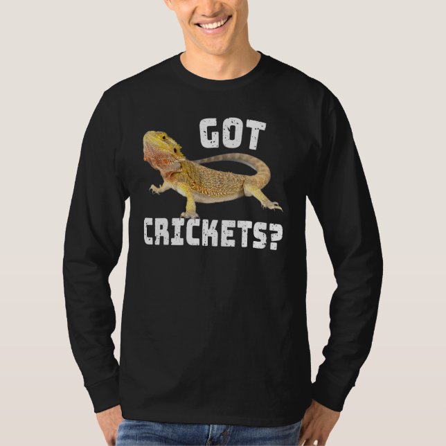 Camiseta Dragón con barba tiene cricket Lizard Reptile (Anverso)