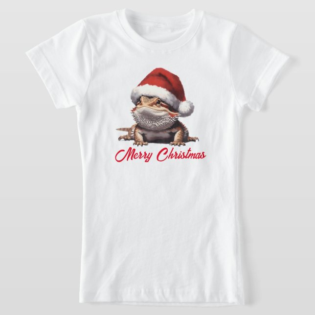 Camiseta Dragón con barba y Santa Hat (Distribución)