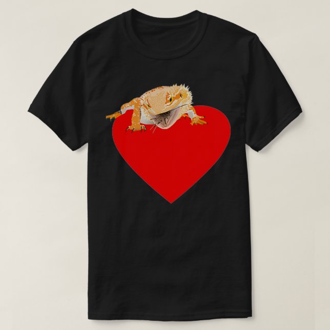 Camiseta Dragón Con Cabeza De San Valentín En El Bolsillo D (Diseño del anverso)