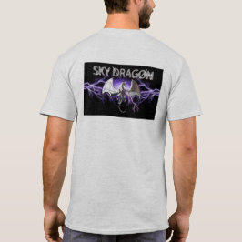 Camiseta Dragón con tormenta eléctrica