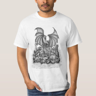 Camiseta Dragón con zombi