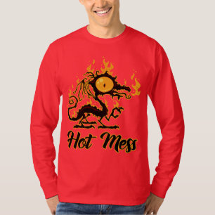 Camiseta Dragón crispado de Hot Mess