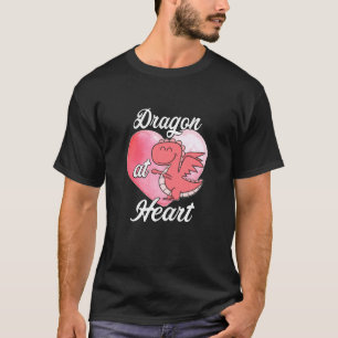 Camiseta Dragón Cuto En La Novedad Medieval De Fantasy Hear