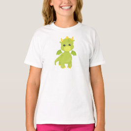 Camiseta Dragón Cuto, Pequeño Dragón, Dragón Verde, Magia