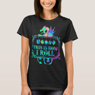 Camiseta Dragon D20 del juego RPG ASÍ ES COMO ROLL