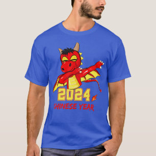 Camiseta Dragón Dabbing chino 2024