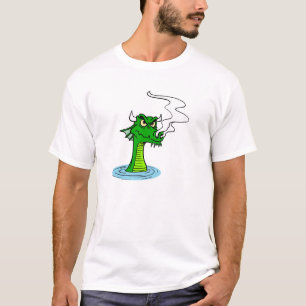 Camiseta Dragón de agua enojado