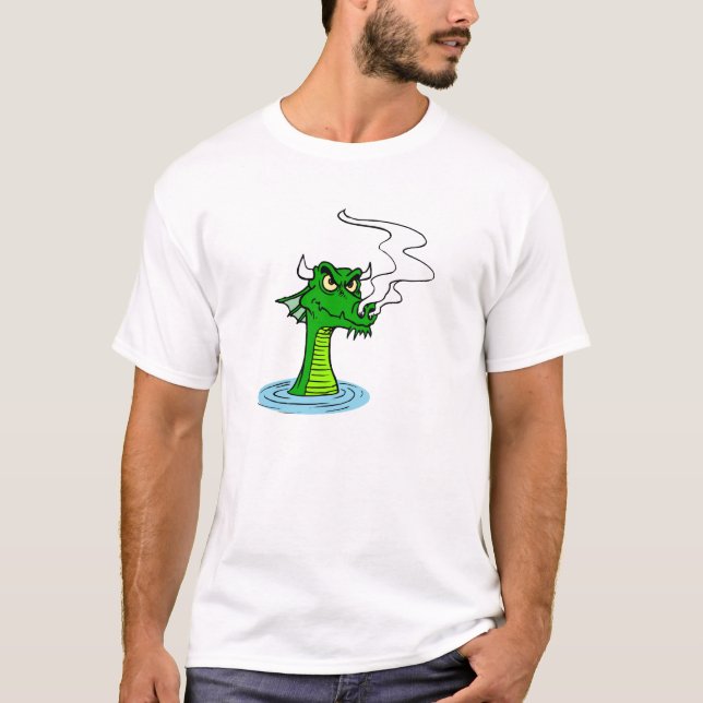 Camiseta Dragón de agua enojado (Anverso)