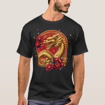 Dragón de Año Nuevo chino de oro