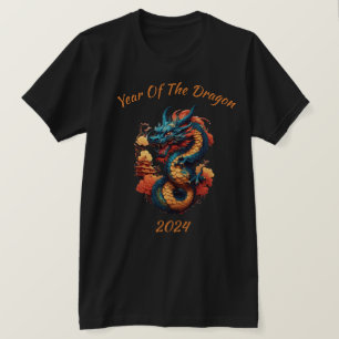 Camiseta Dragón de Año Nuevo Chino festivo