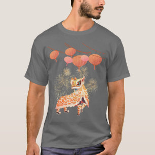 Camiseta Dragón de baile chino de Año Nuevo